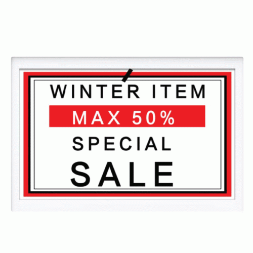 תג מחיר אלקטרוני "10.2